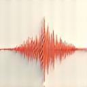 Audio waveform for mastering icon